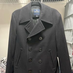Brooks Brothers Pea Coat 100%wool fabric from Italy Medium